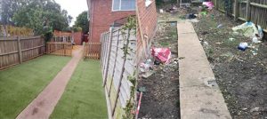 before and after garden overhaul